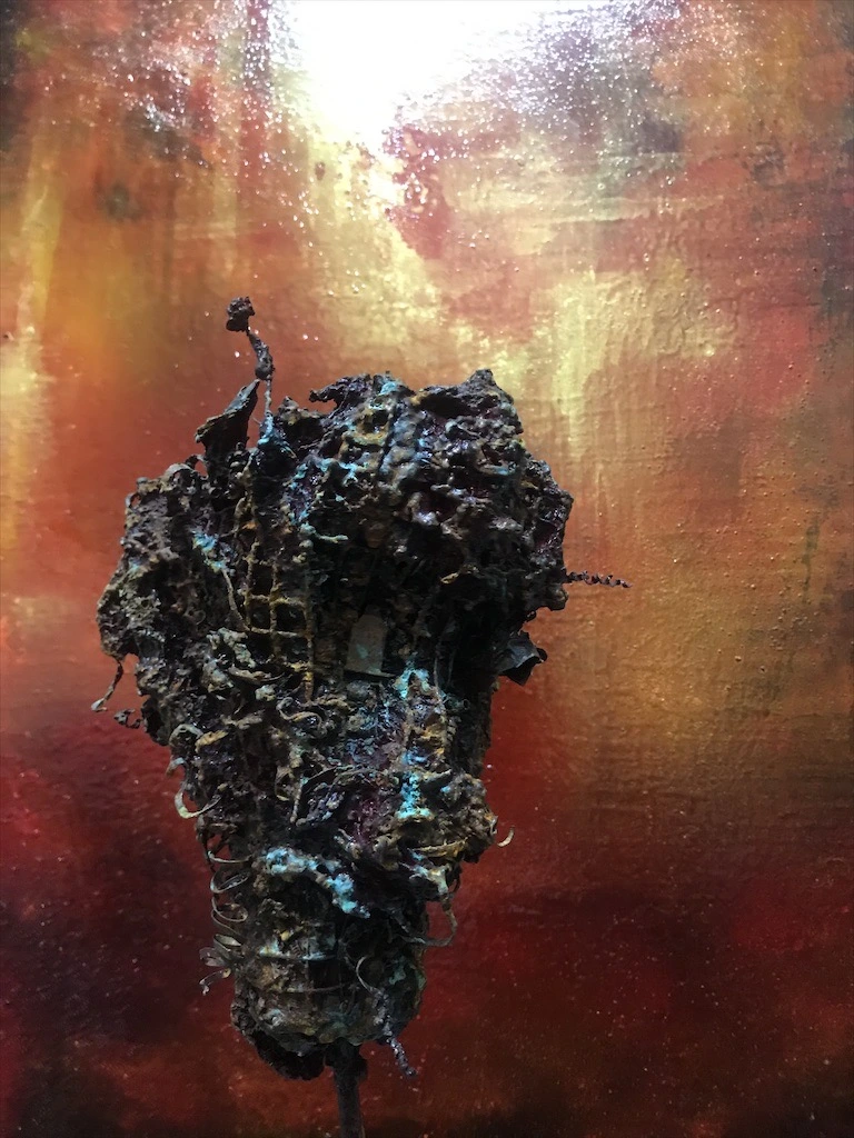 Foto Atelier Iris Weissschuh mit Malerei und Skulpturen Image Atelier Iris Weissschuh mit Malerei und Skulpturen